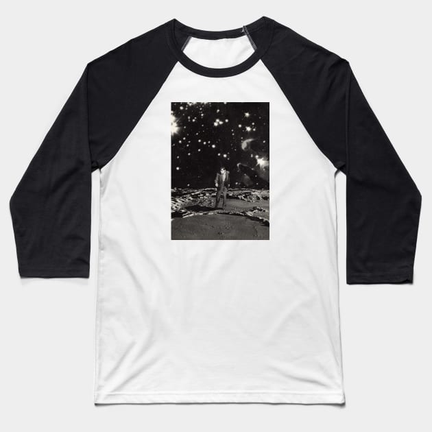 Out of Darkness Baseball T-Shirt by linearcollages